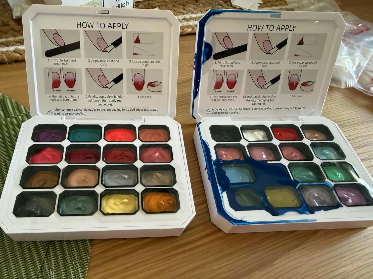 Jodsone Set Gel Ombré 32 colori + spugne e pennelli