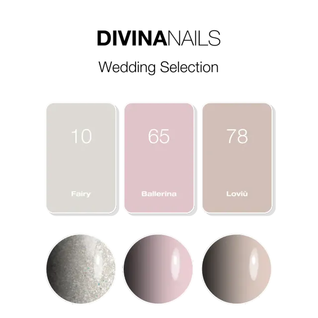 Divina Nails Wedding Selection Box 3 Smalti Semipermanenti 8ml rosa