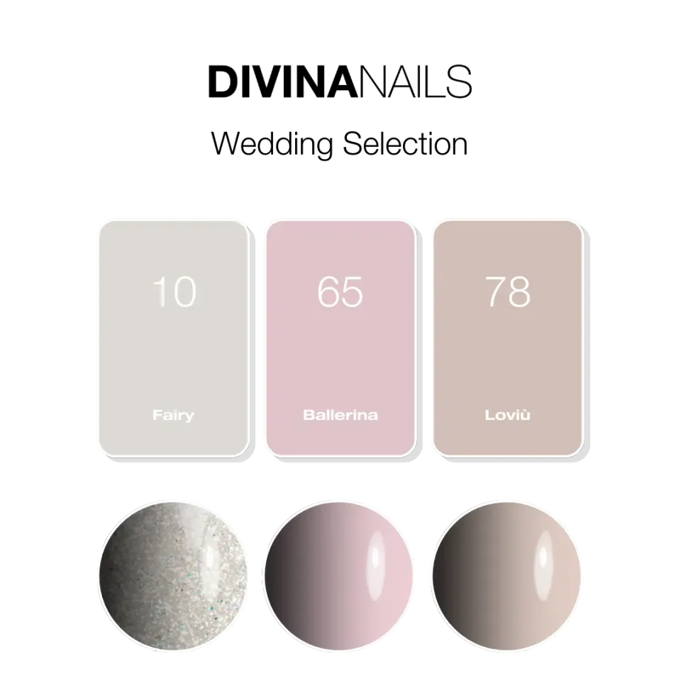 Divina Nails Wedding Selection Box 3 Smalti Semipermanenti 8ml rosa