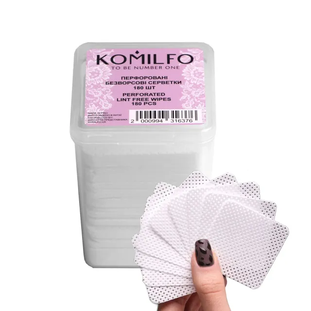Komilfo salviette perforate lint-free box 180 pz