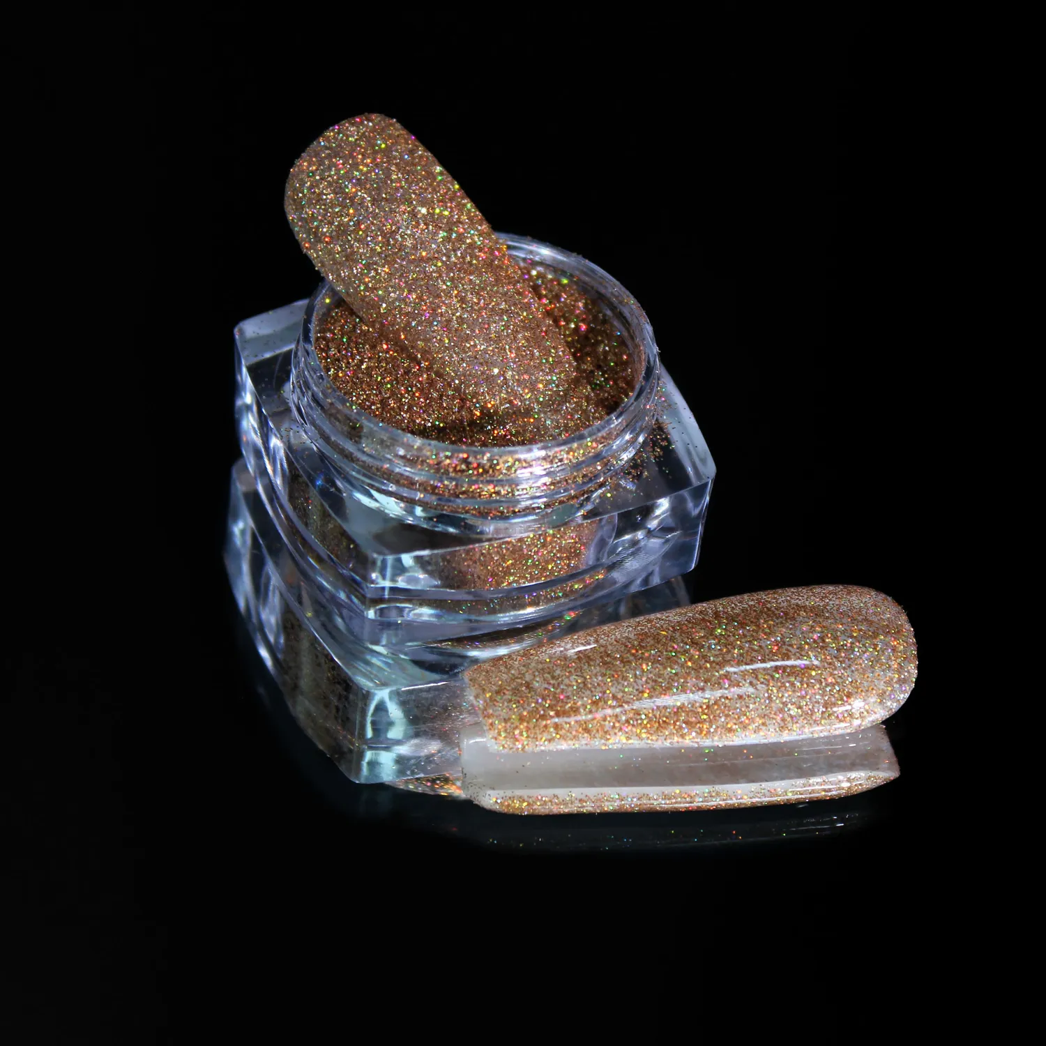Komilfo Glitter 116 decorazione unghie oro dark 2,5 g