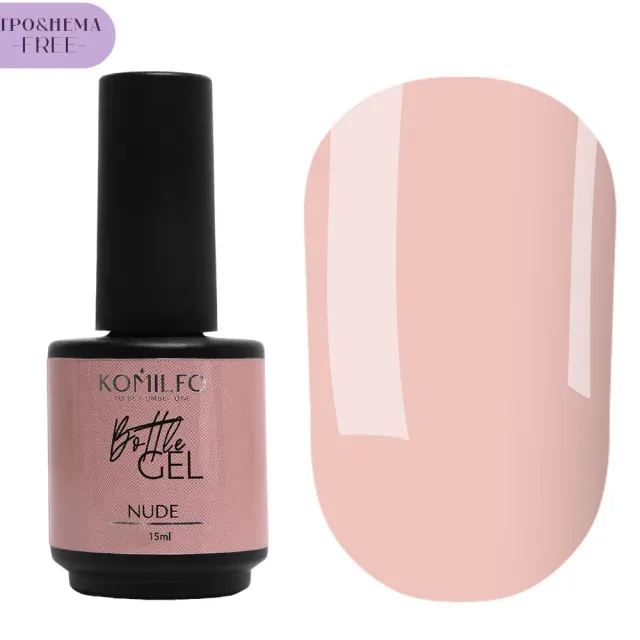 Komilfo Bottle Gel Nude gel unghie senza HEMA TPO 15 ml