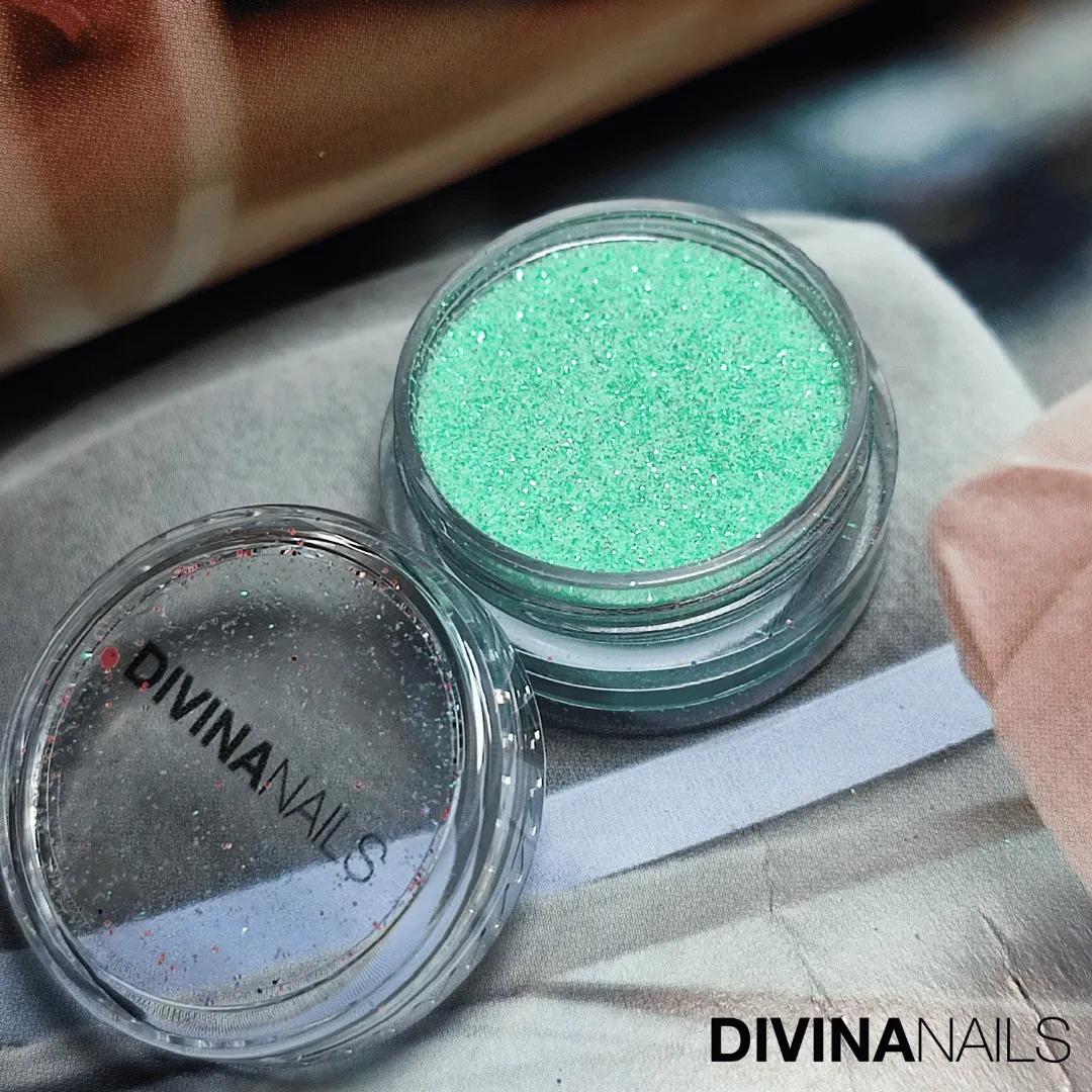 Diva Nails Holo Flakes Adiantum glitter unghie 2g verde