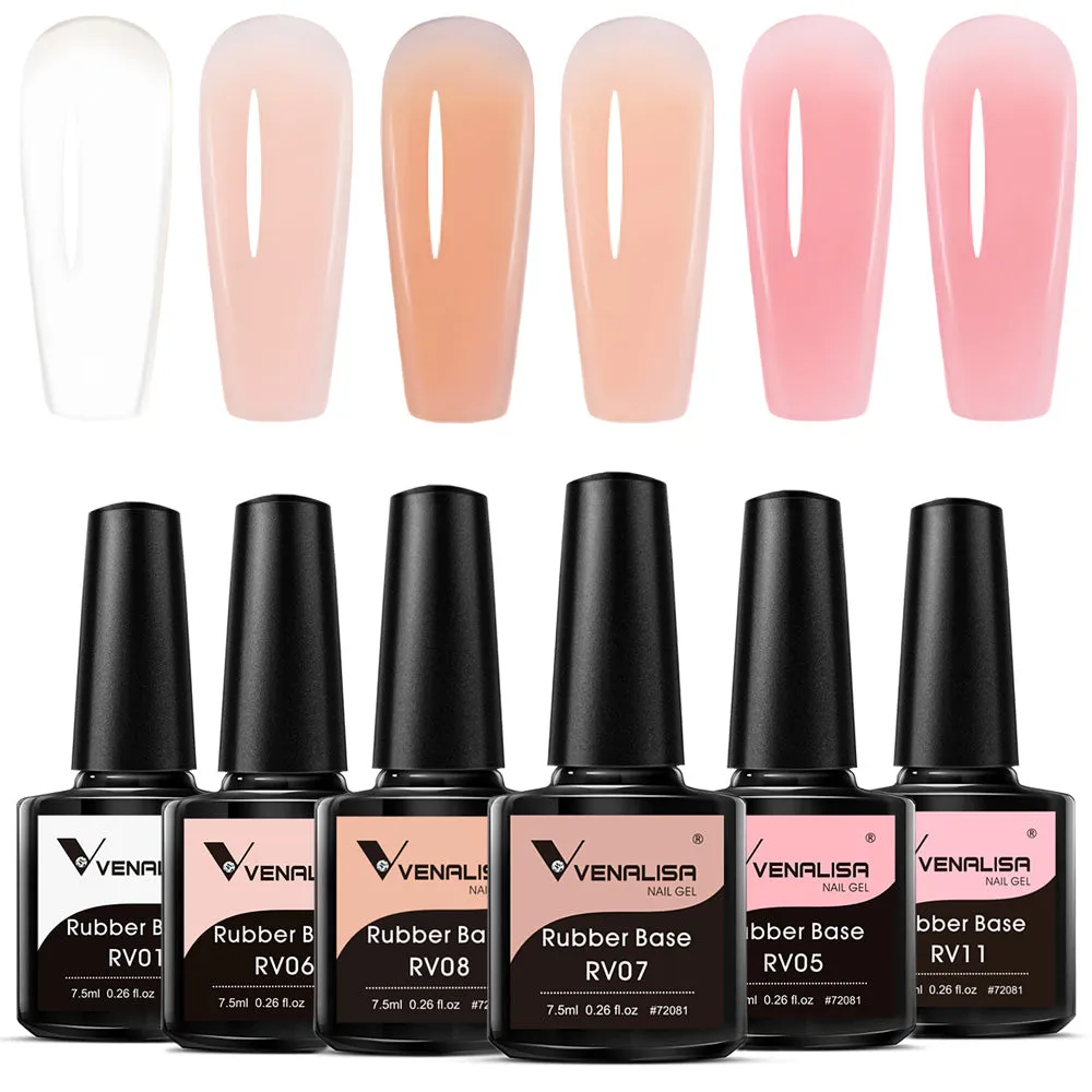 Venalisa Set 6 smalti gel 7,5ml colori assortiti TPO free