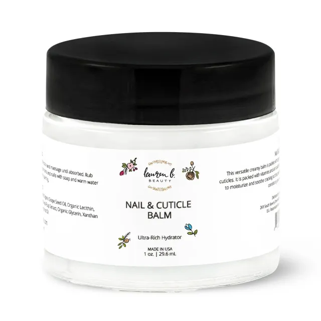 Lauren B Nail & Cuticle Balm balsamo cuticole secche mini pot