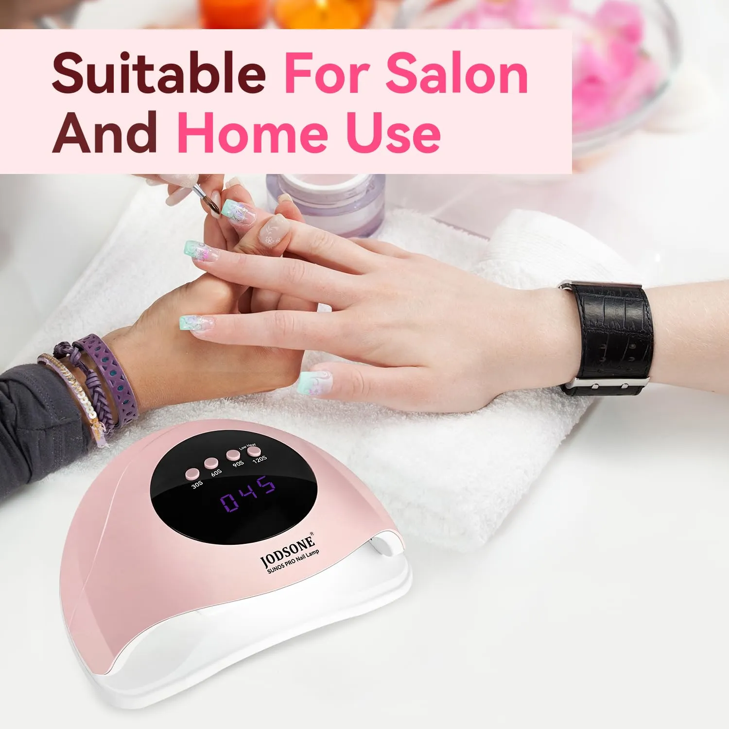 Jodsone O5 lampada UV LED unghie rosa 24 LED