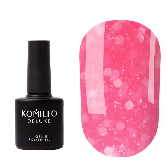 Komilfo Flakes Base 004 base semipermanente 8 ml con flakes