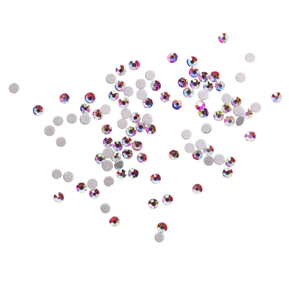 Komilfo strass Crystal AB misura 5 decorazione 100 pz