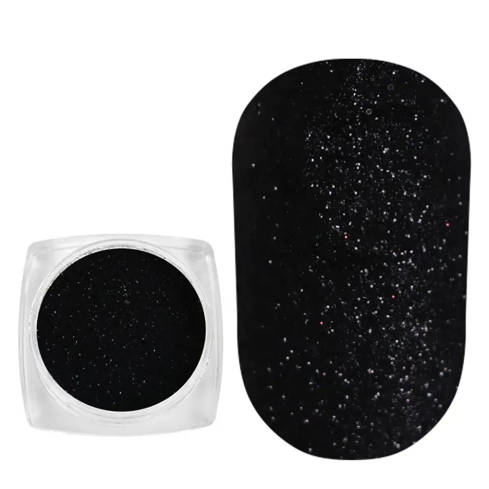 Komilfo Spangles 065 glitter unghie 2,5 g nero