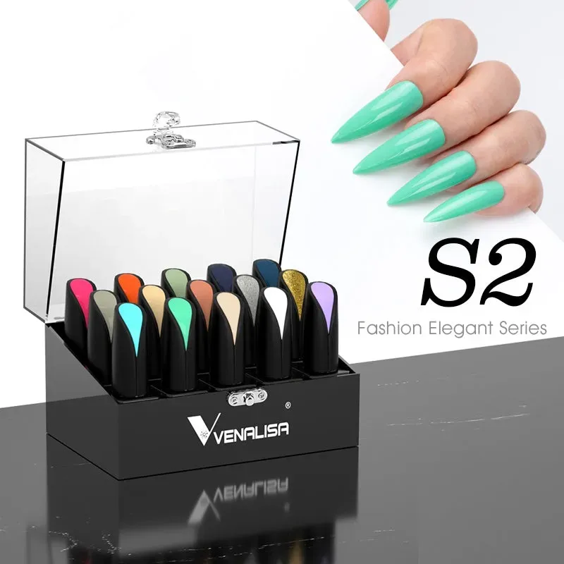 Venalisa S2 Kit Smalto Gel 15 Pezzi 15ml Lucido