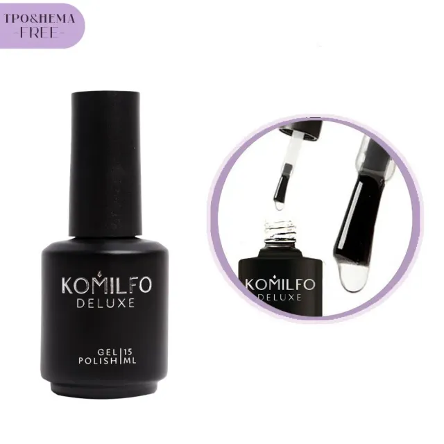 Komilfo No Filters top coat senza dispersione 15 ml tonalità scure