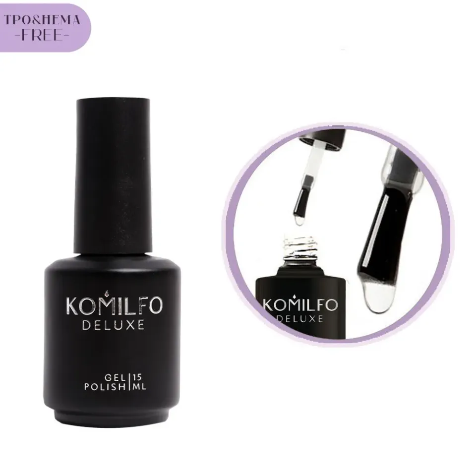 Komilfo No Filters top coat senza dispersione 15 ml tonalità scure