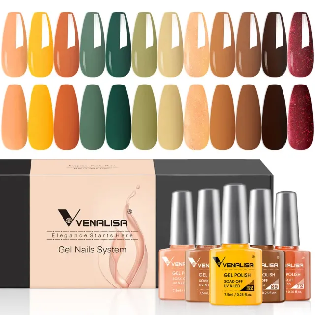 Venalisa Sharp All Seasons Z0814 smalti gel 12x7,5ml coprenti
