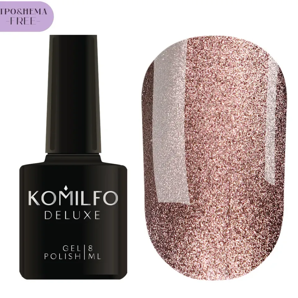 Komilfo 9D Cat Eye 001 smalto magnetico 8 ml HEMA free