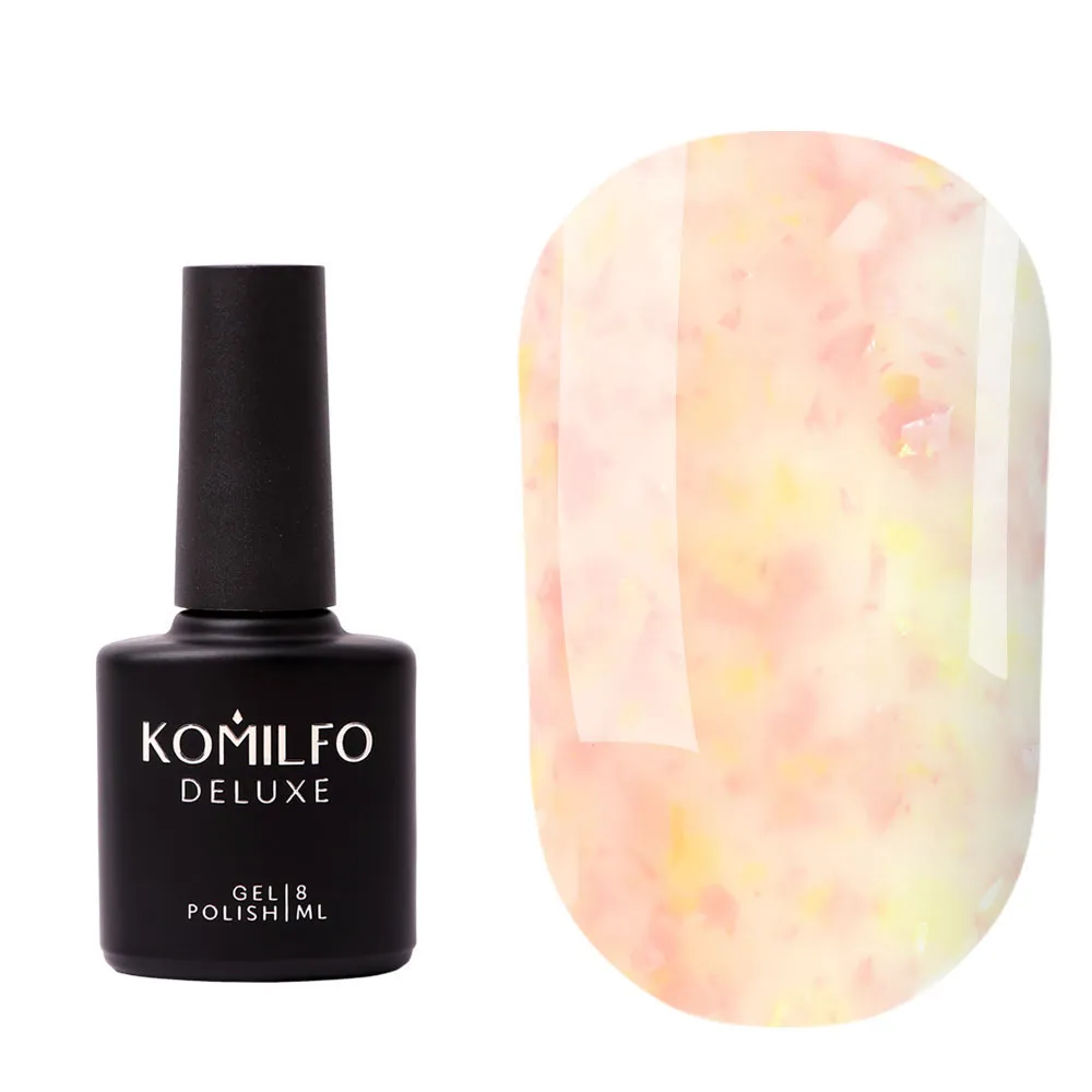 Komilfo Potal Base P021 base semipermanente beige pesca oro 8 ml