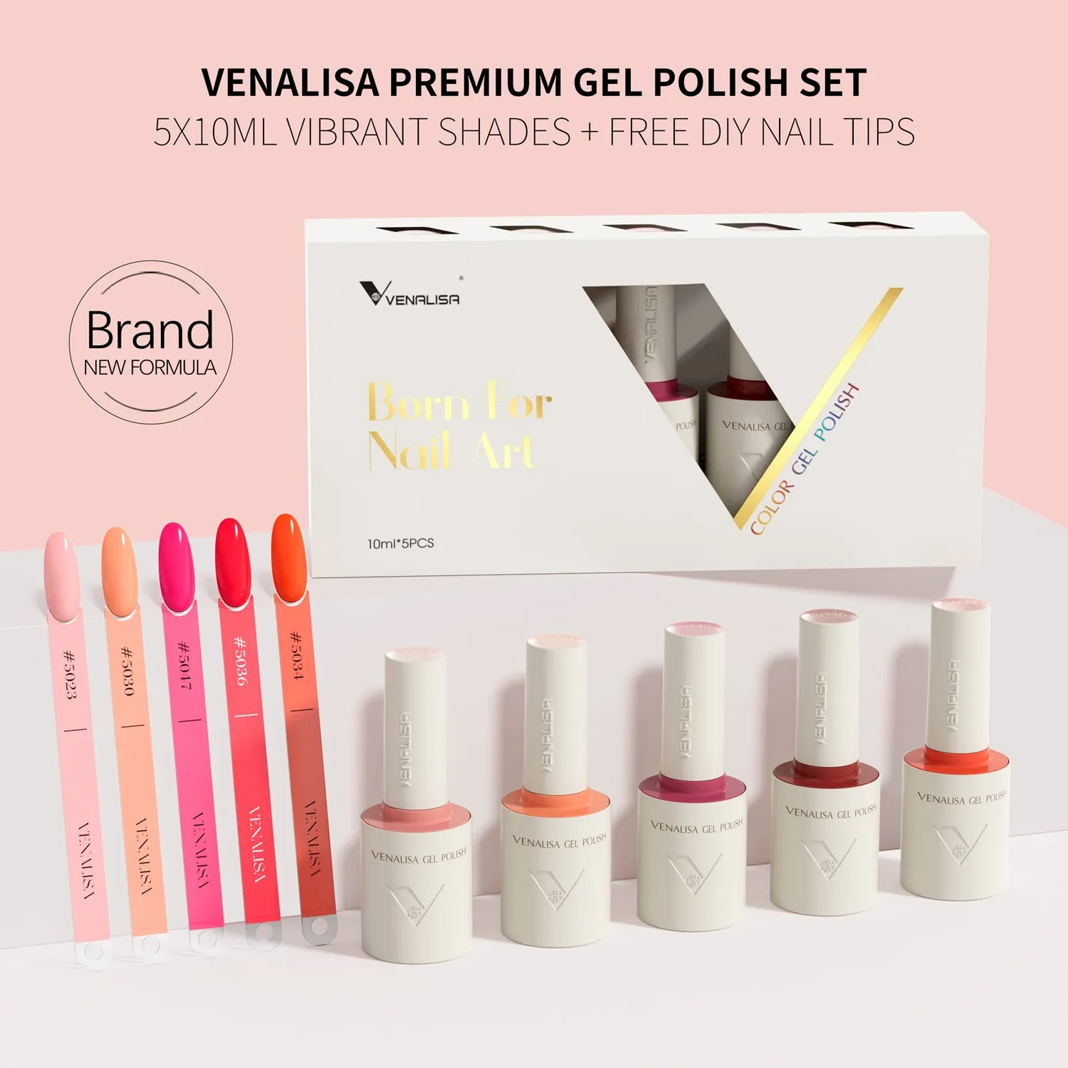 Venalisa Amber Blaze smalto gel 5x10ml senza HEMA