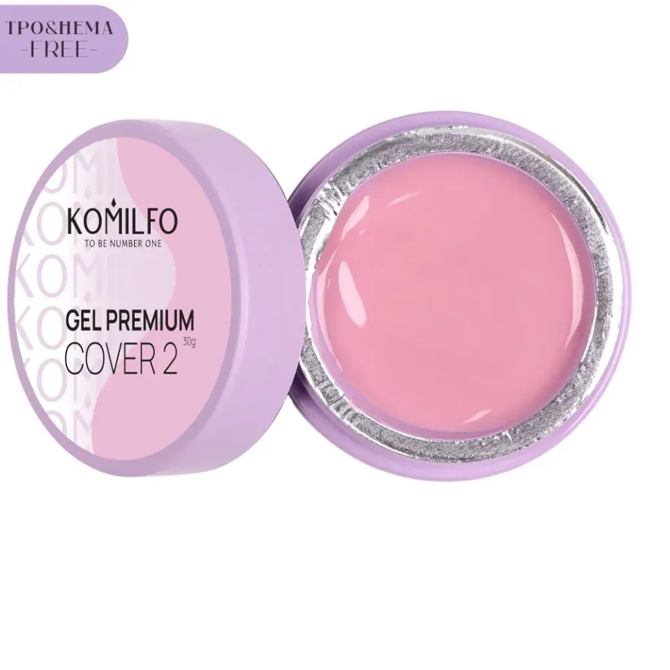Komilfo Gel Premium Cover 2 gel unghie 30 g senza HEMA