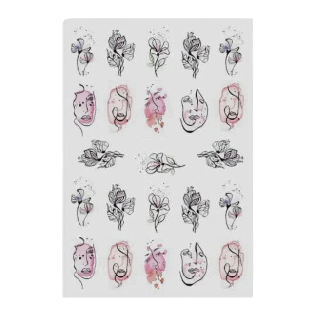 Diva Nails Stickers Pink Face adesivi unghie nail art primavera