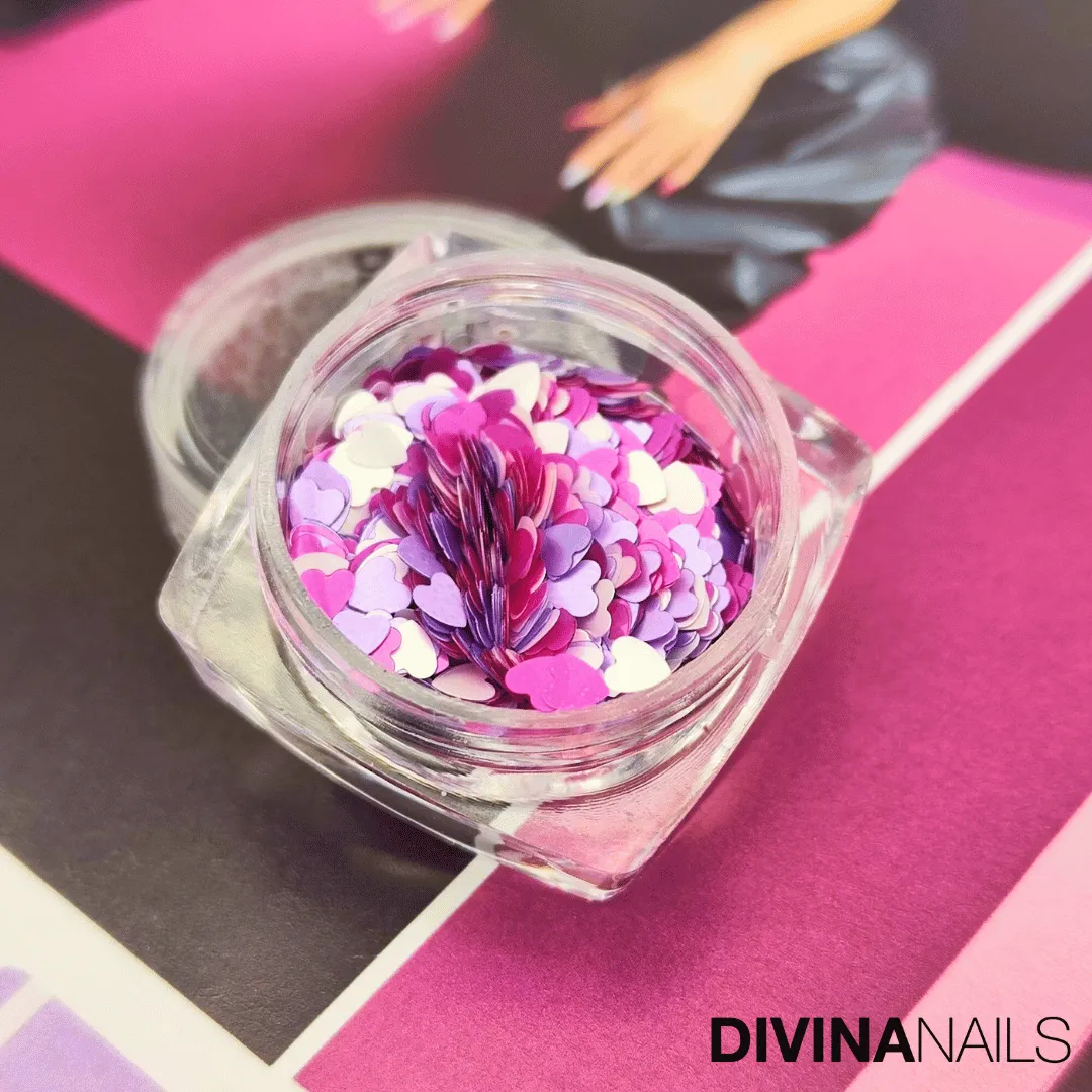 Diva Nails Colour Heart 03 cuoricini unghie 2g San Valentino