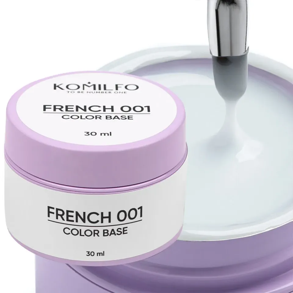 Komilfo Color Base French 001 base smalto 30ml HEMA/TPO free