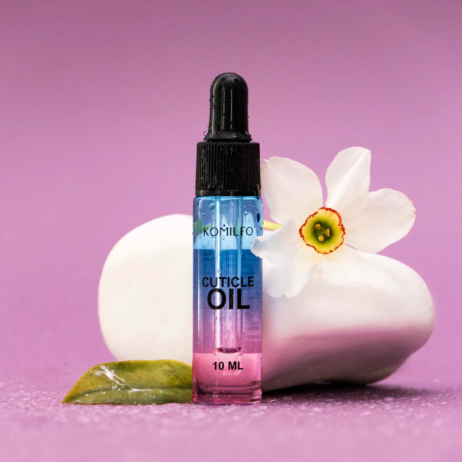 Komilfo olio cuticole vaniglia con contagocce 10 ml