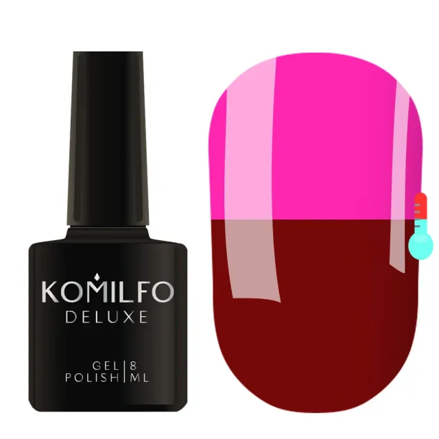 Komilfo DeLuxe Termo C006 smalto semipermanente 8 ml cambia colore