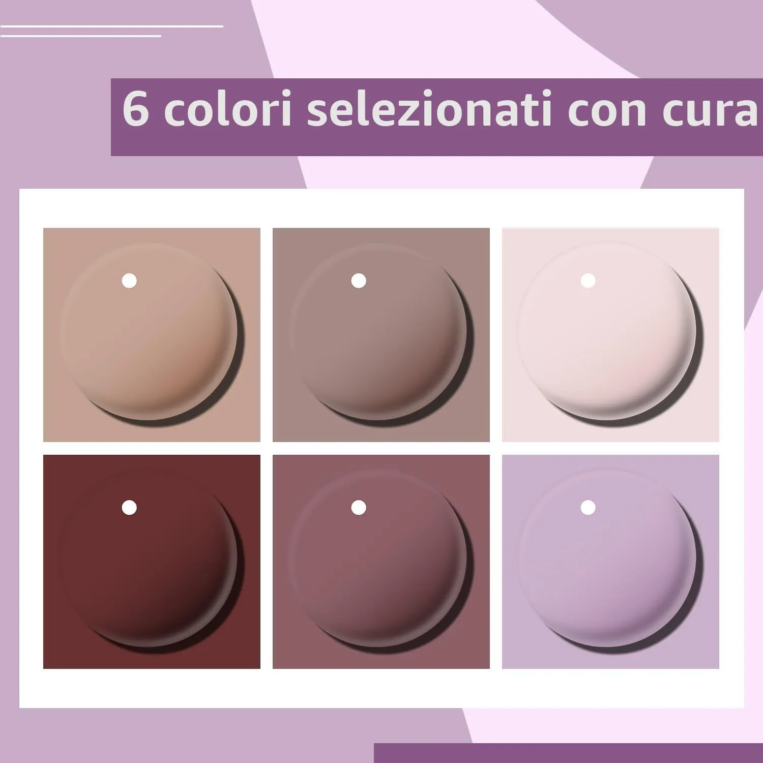 Jodsone 6NPS-04 set smalto nude 6x10ml marrone viola