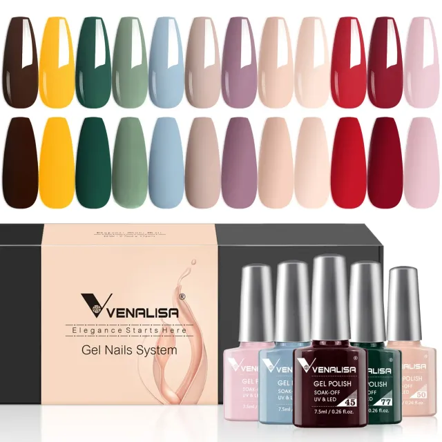 Venalisa Any Time smalti semipermanenti 12 colori 7,5ml TPO free