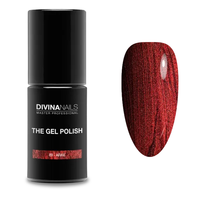 Diva Nails The Gel Polish 89 Arae Smalto Semipermanente 8ml Rosso