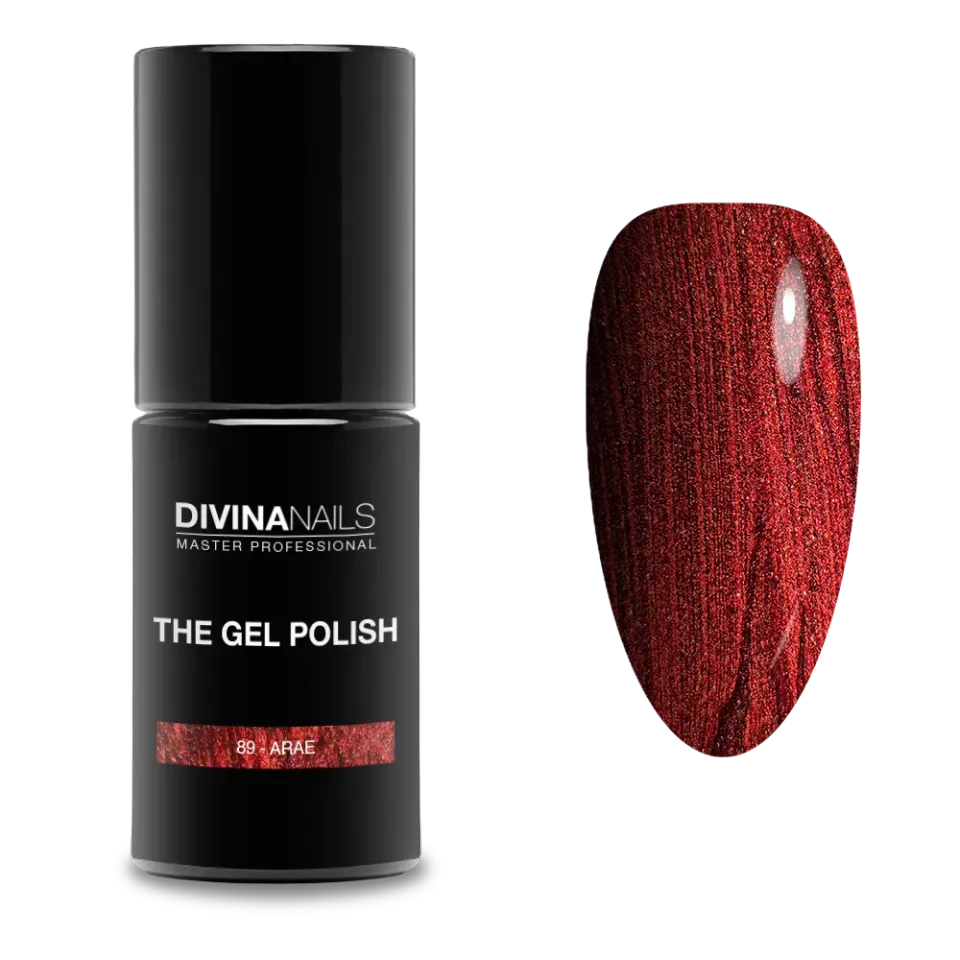 Diva Nails The Gel Polish 89 Arae Smalto Semipermanente 8ml Rosso