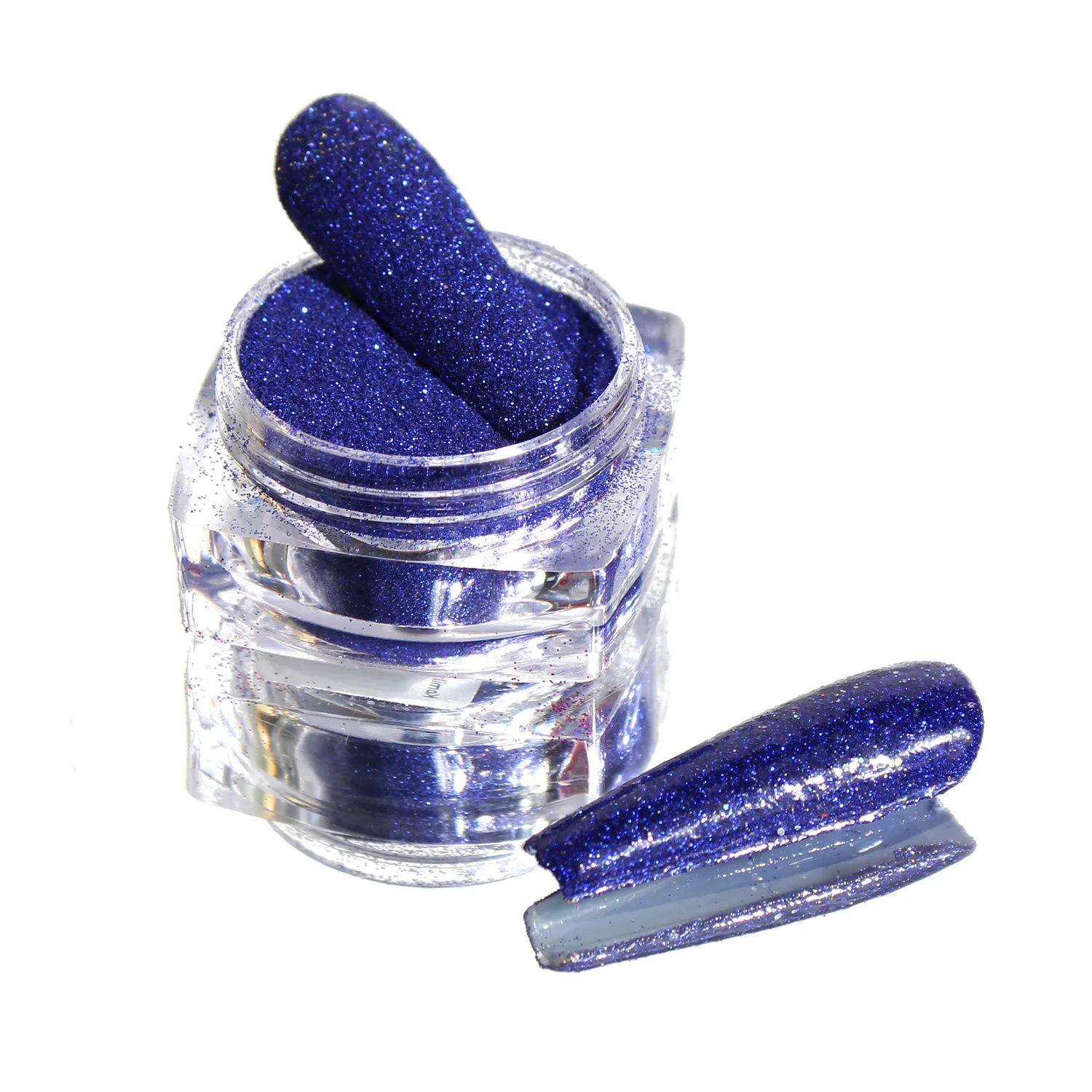 Komilfo Spangles 051 glitter unghie 2,5 g blu-viola