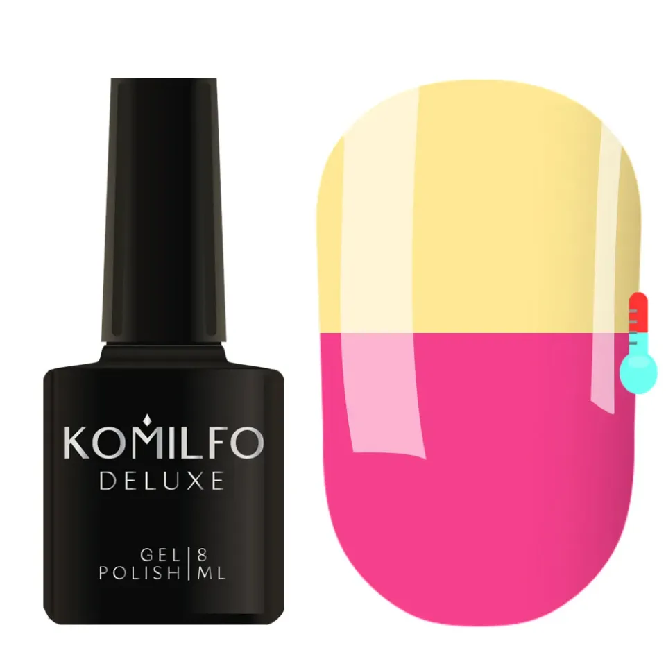 Komilfo Termo C015 smalto semipermanente 8 ml rosa