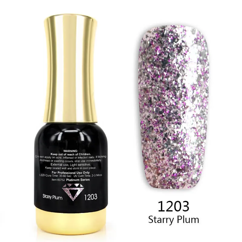 Venalisa Platinum smalto gel glitter 12ml coprente