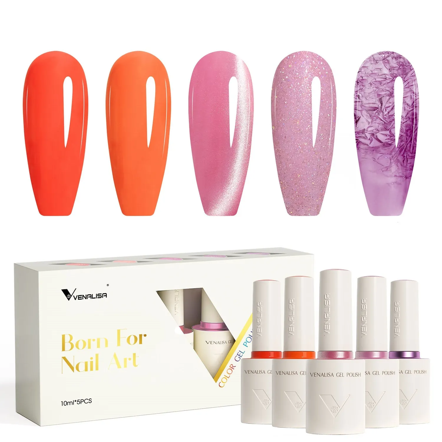 Venalisa Twilight Glimmer smalto gel 5 colori 10ml