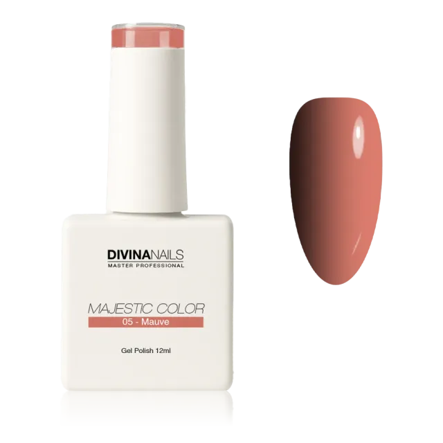 Diva Nails Majestic Color 05 Mauve semipermanente 12ml lattiginoso