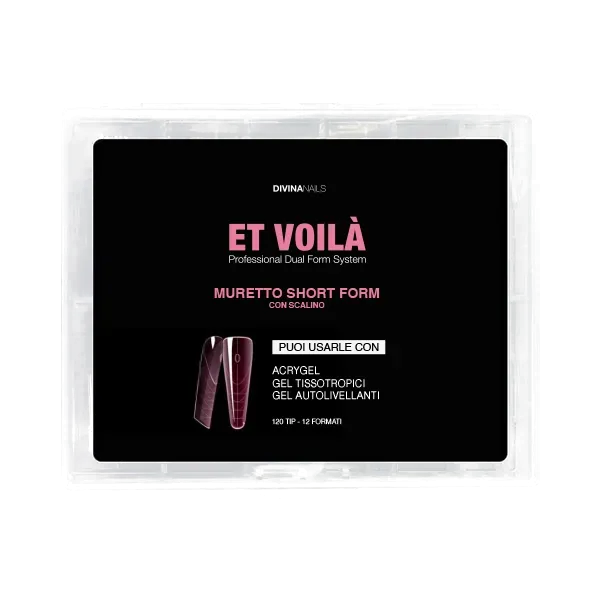 Diva Nails Et Voila Muretto Short dual form 120pz mandorla