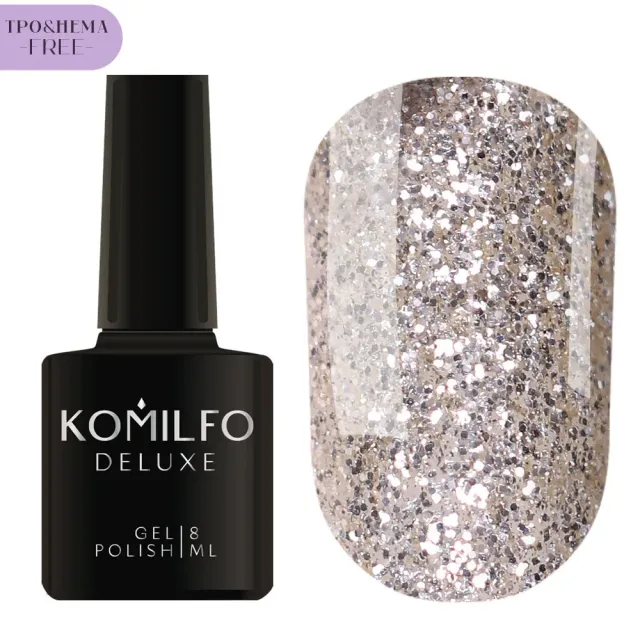 Komilfo Glitter G006 smalto semipermanente glitter 8 ml