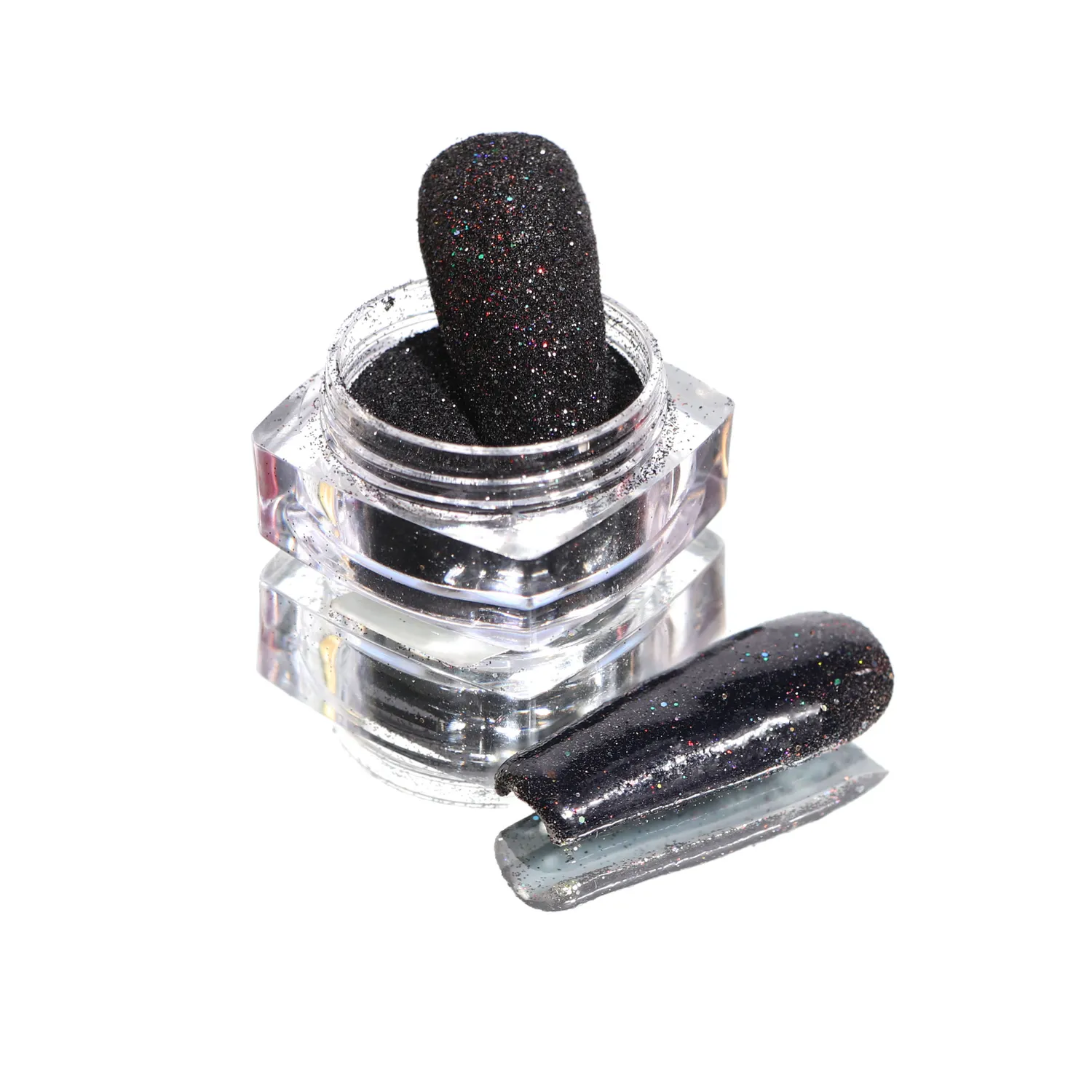 Komilfo glitter 414 polvere unghie 2,5 g 0,1 mm solvent resistant