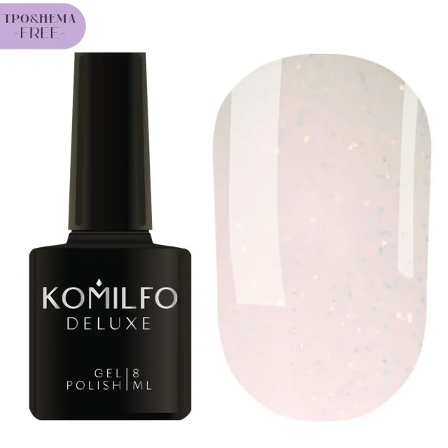 Komilfo Moon Crush 002 smalto semipermanente 8 ml glitter