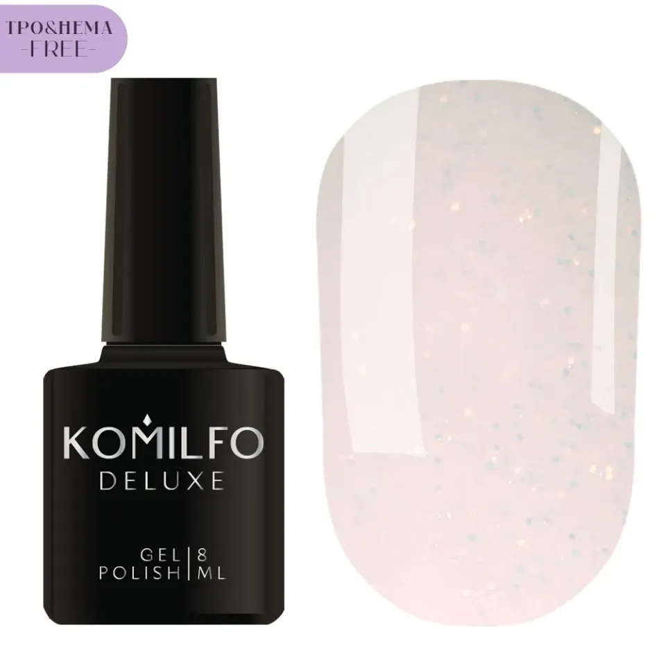 Komilfo Moon Crush 002 smalto semipermanente 8 ml glitter