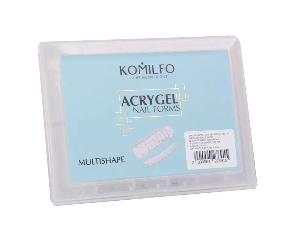 Komilfo Top Nail Forms Multishape dual form 120 pz