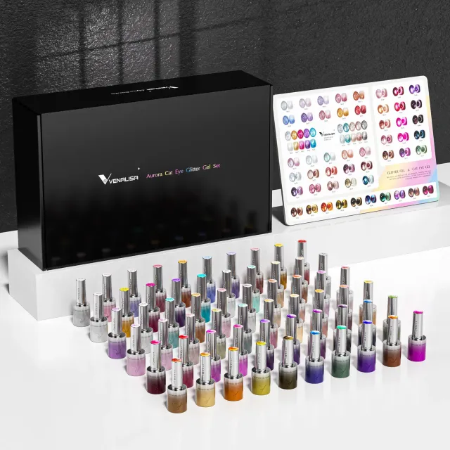 Venalisa Aurora 5601-5660 cat eye e glitter gel 60pz magnetico