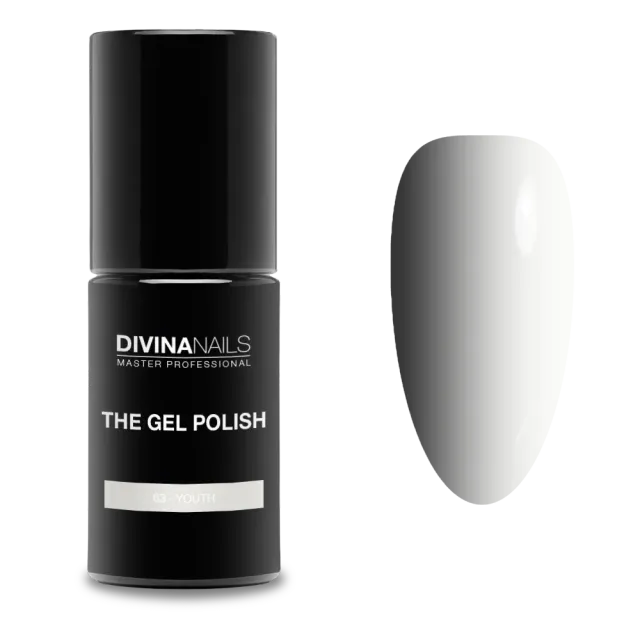 Diva Nails The Gel Polish 63 Youth semipermanente 8ml bianco lattiginoso