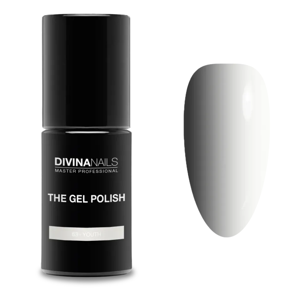 Diva Nails The Gel Polish 63 Youth semipermanente 8ml bianco lattiginoso