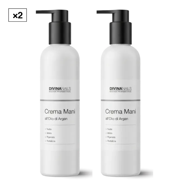 Diva Nails crema mani argan 300ml pacchetto 2 pezzi
