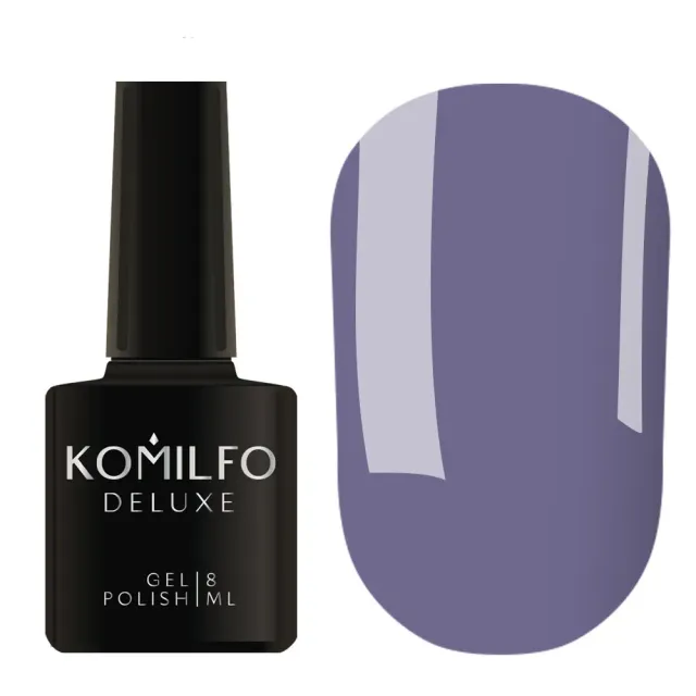 Komilfo Deluxe D108 smalto semipermanente grigio azzurro 8 ml coprente