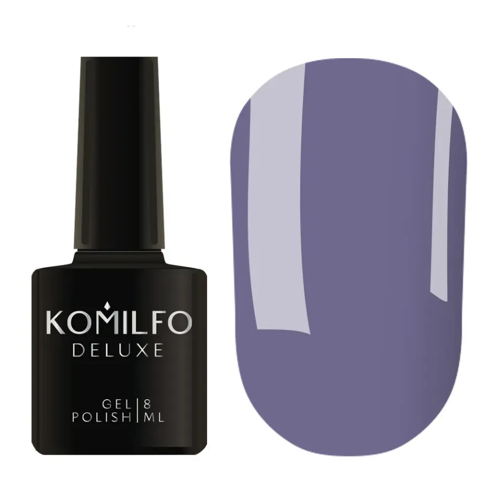 Komilfo Deluxe D108 smalto semipermanente grigio azzurro 8 ml coprente