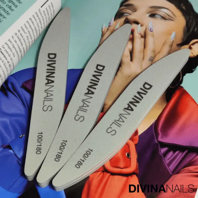 Diva Nails Lima Buffer bilaterale buffer unghie grana fine 10pz
