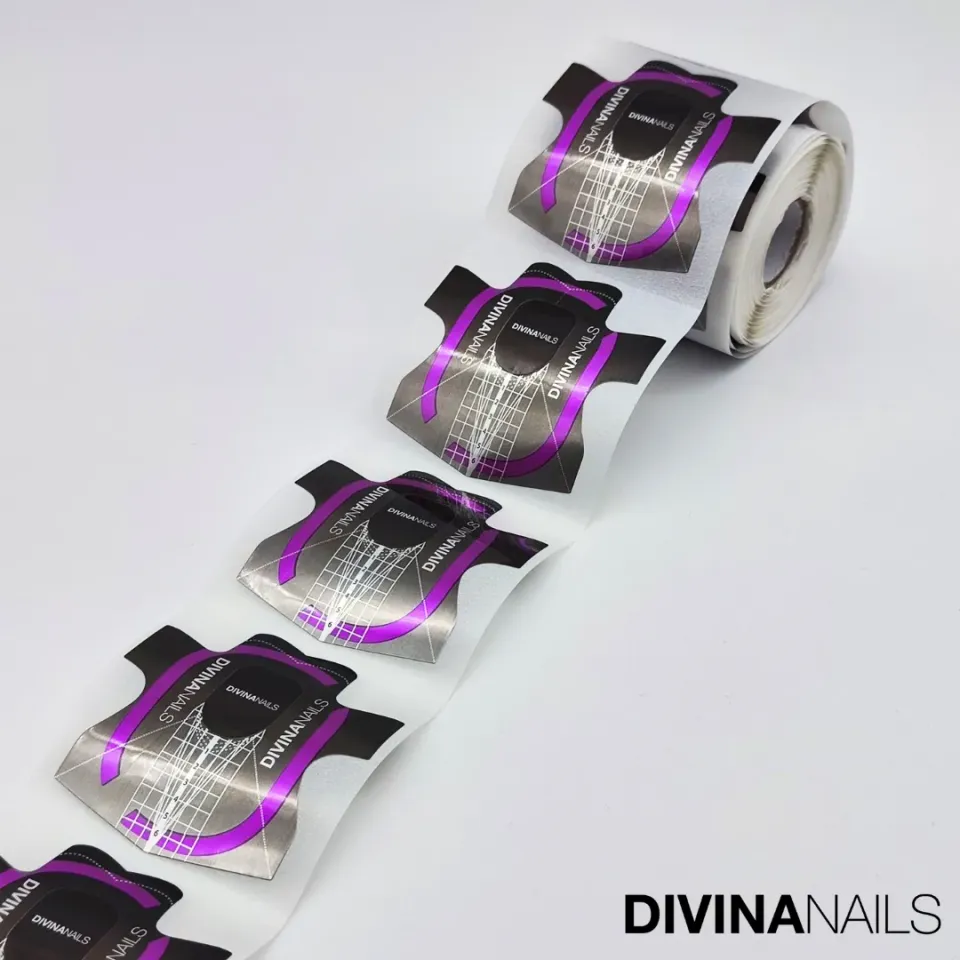 Diva Nails Perfect Salon Shape 300pz nail form alluminio