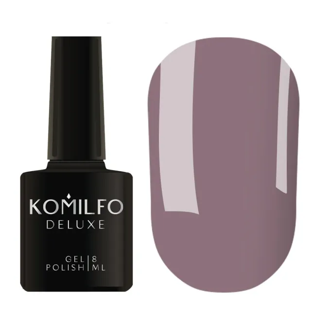 Komilfo Deluxe Series D065 smalto semipermanente 8 ml grigio lilla scuro